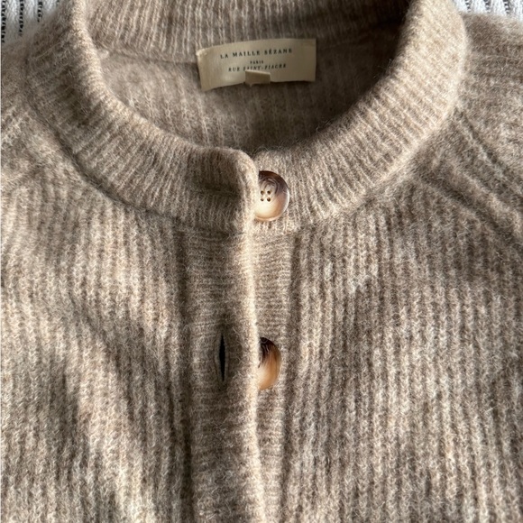 Sezane Othello Cardigan Light Beige - Picture 5 of 11